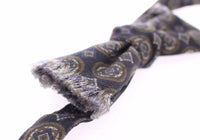 Dolce & Gabbana Dolce & Gabbana Blue Silk Baroque Fantasi Tied Bow Tie Men's Papillon