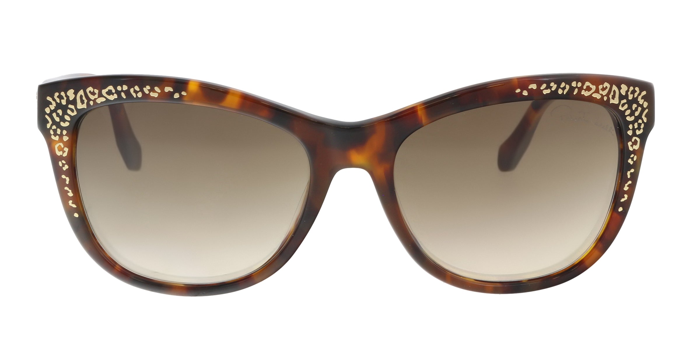 Roberto Cavalli Dark Havana Square RC991S 52G TSZE Sunglasses