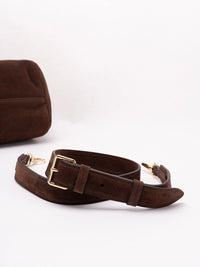 Prada Women Prada Allusion Large Suede Bag