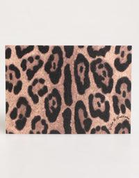 Dolce & Gabbana Dolce & Gabbana Multicolor Leopard Print Envelope Paper Post Card Women's Holder