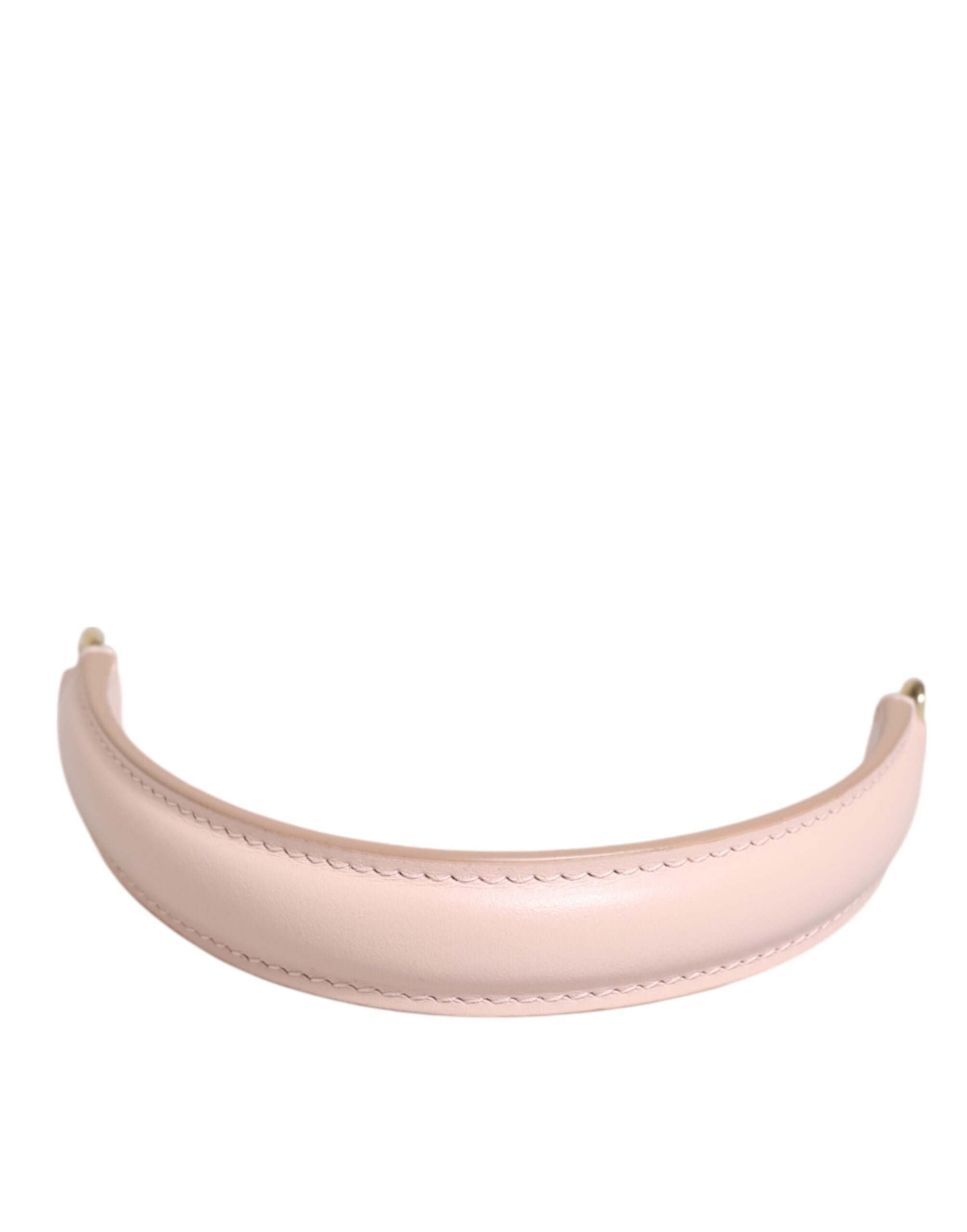 Dolce & Gabbana Dolce & Gabbana Women's Pink Leather Gold Tone Big Bag Handle Shoulder Women's Strap