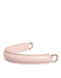 Dolce & Gabbana Dolce & Gabbana Women's Pink Leather Gold Tone Big Bag Handle Shoulder Women's Strap