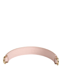 Dolce & Gabbana Dolce & Gabbana Women's Pink Leather Gold Tone Big Bag Handle Shoulder Women's Strap