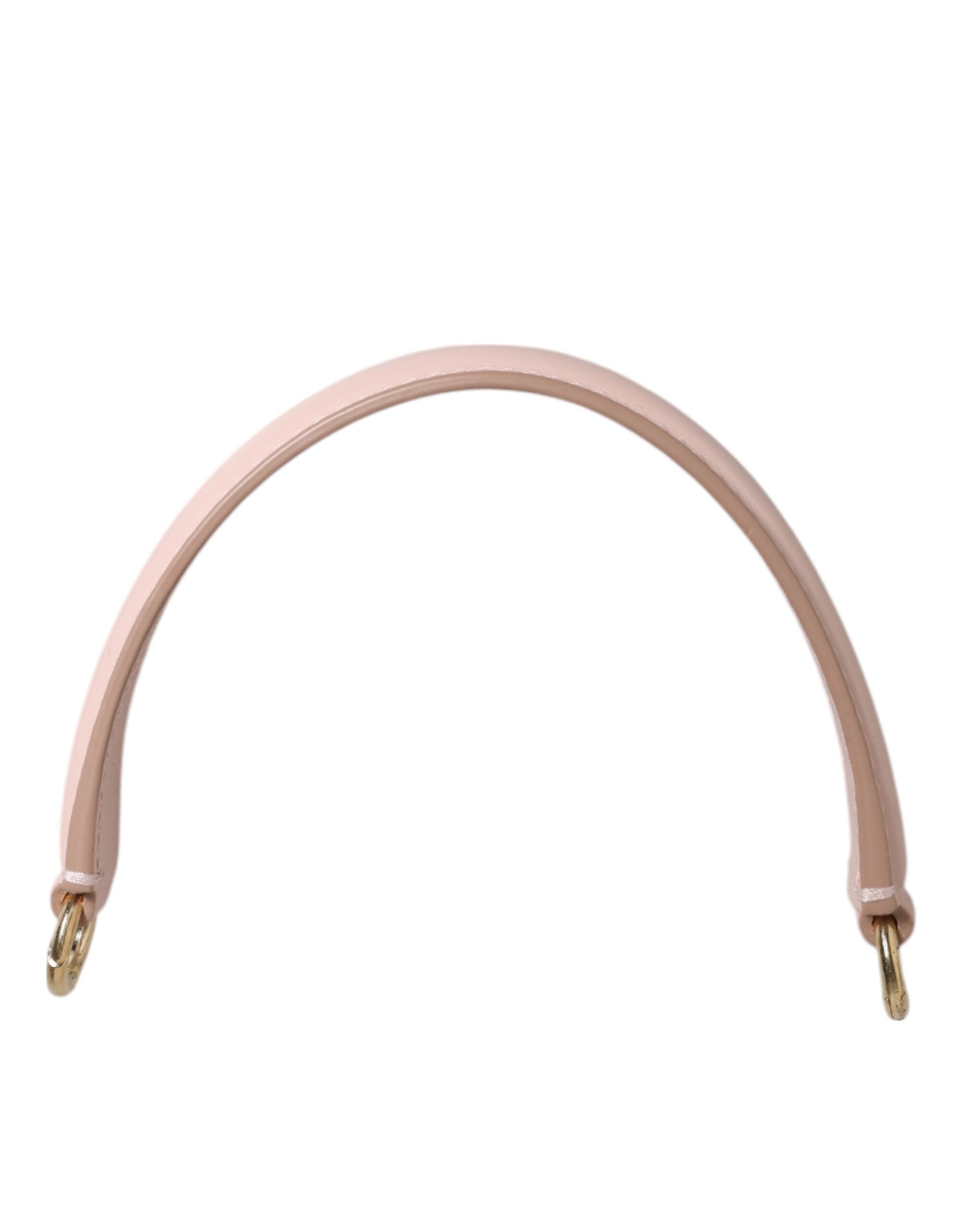Dolce & Gabbana Dolce & Gabbana Women's Pink Leather Gold Tone Big Bag Handle Shoulder Women's Strap