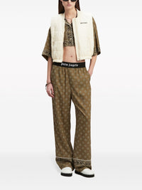 Palm Angels Women Straight Paisley Print Pants