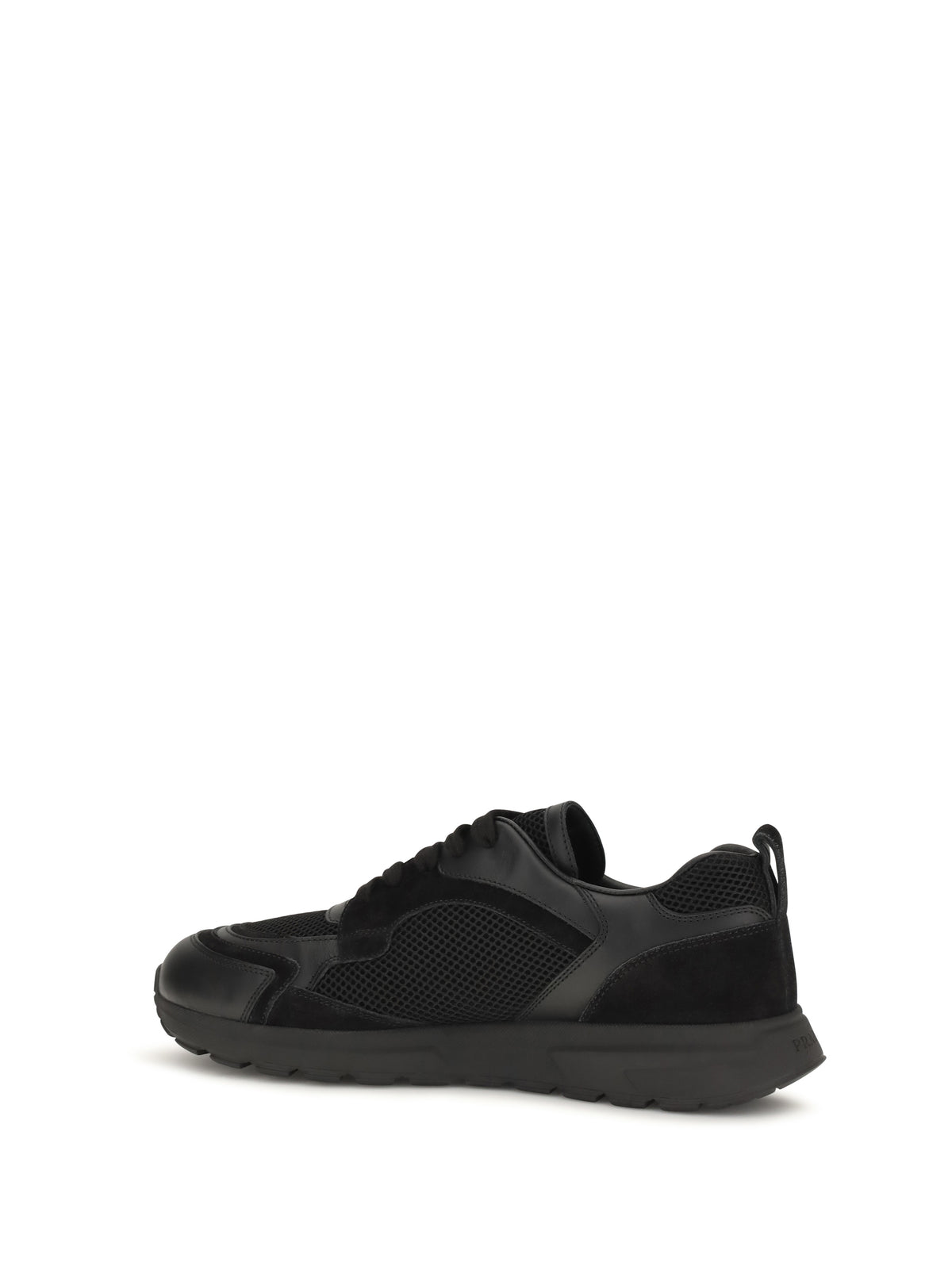 PRADA Prada Men Prax Leather And Fabric Sneakers