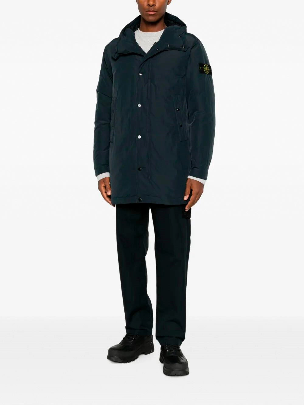 Stone Island Men Micro Twill Long Parka