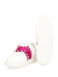 Valentino Garavani Women Rockstud Untitled Leather Sneakers