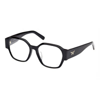 MCM Eyeglasses Rectangle Full Rim, Shiny Black Frame and Clear Demo Lenses Lens MW5008-D001