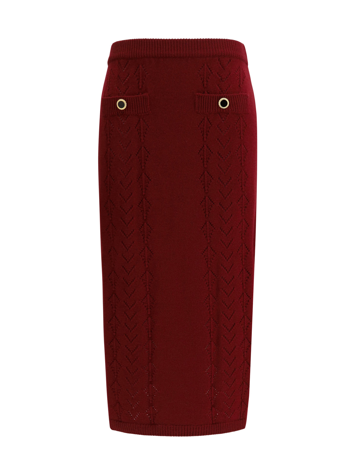 ALESSANDRA RICH Alessandra Rich Women Merino Wool Midi Skirt