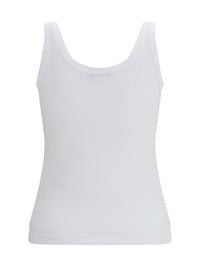 Dolce & Gabbana Women Ribbed Logo Tank Top