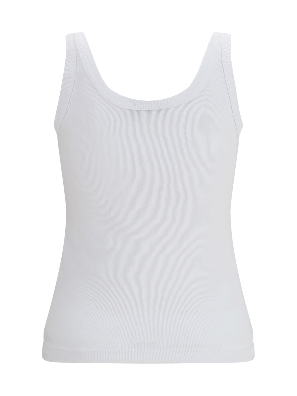 Dolce & Gabbana Women Ribbed Logo Tank Top