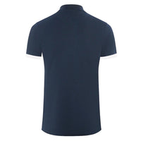 Aquascutum Aquascutum Blue Cotton Men Polo Men's Shirt