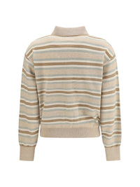 GUEST IN RESIDENCE Guest In Residence Women College Striped Polo Sweater