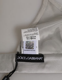 Dolce & Gabbana Black Lily Print Swimwear Bottom Beachwear Women's Bikini
