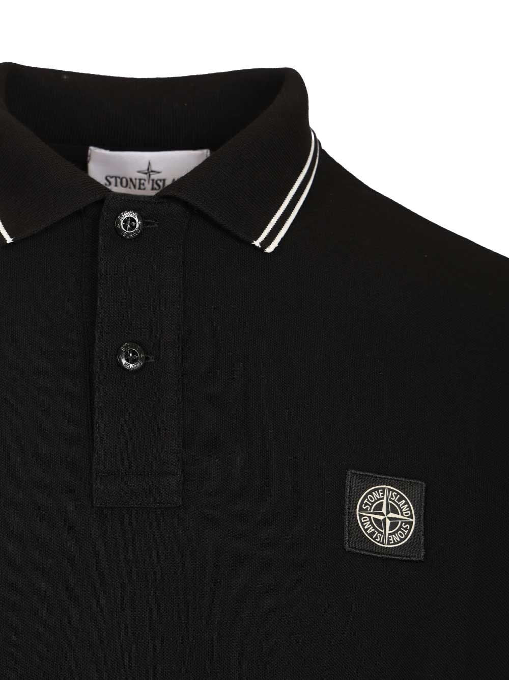 Stone Island Stone Island Men Long-Sleeved Polo Shirt