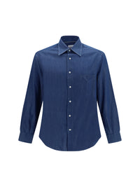 BRUNELLO CUCINELLI Brunello Cucinelli Men Lightweight Denim Shirt