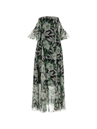 Loewe Women Long Dress With Floral Print