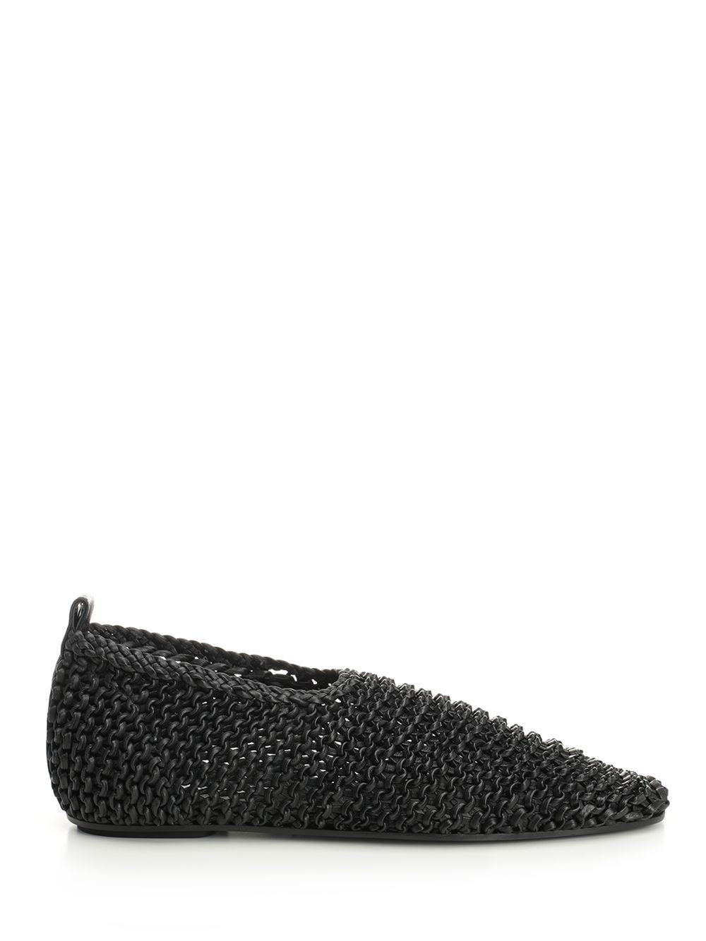 Toteme Women Woven Leather Ballerinas