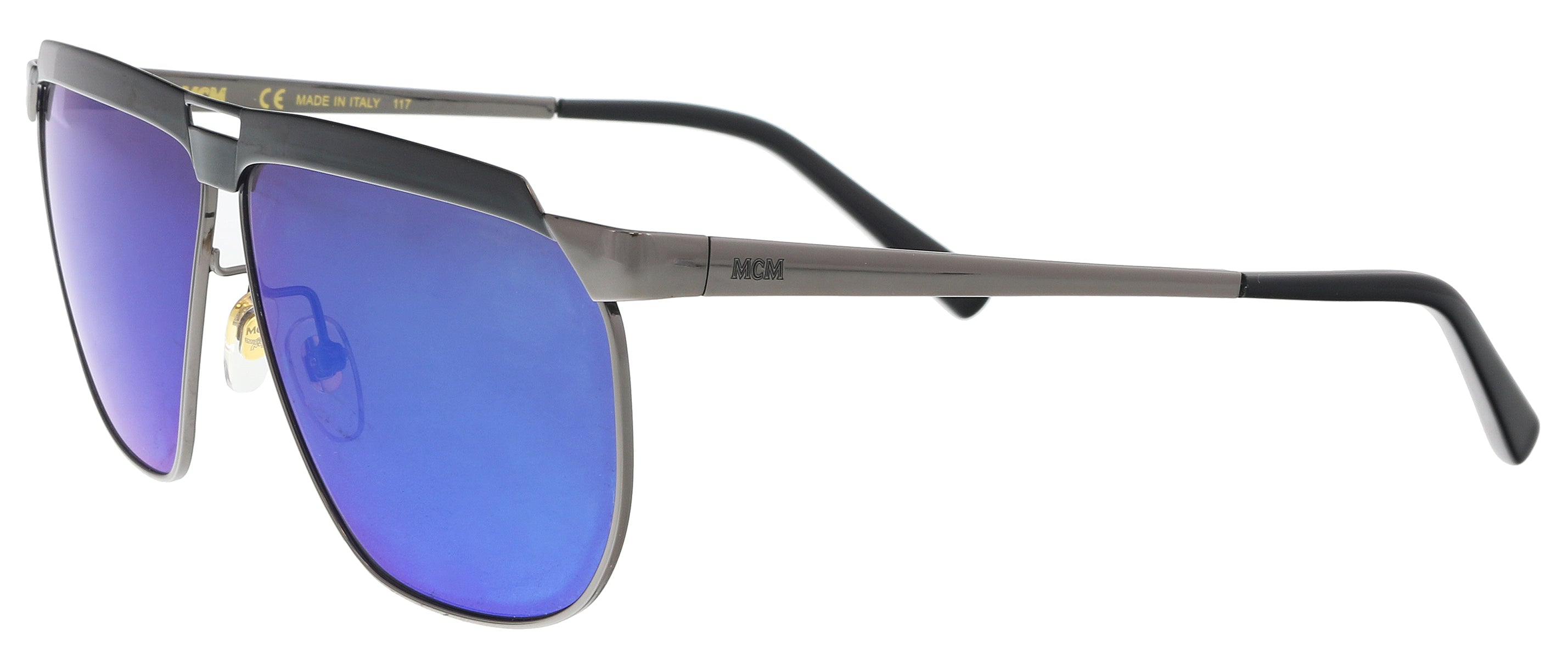 MCM Dark Ruthenium Rectangle MCM113S 069 Sunglasses