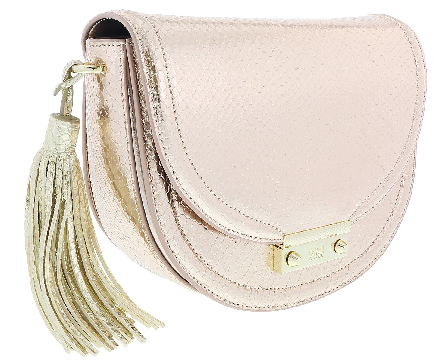 Roberto Cavalli Class Linda 002 Copper Rose Medium Shoulder Bag