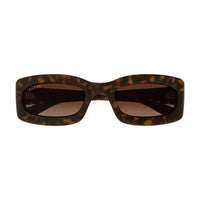 Gucci Sunglasses 135 Rectangle, Full Rim Frame and Matte Milky Blue Lens GG1786S004