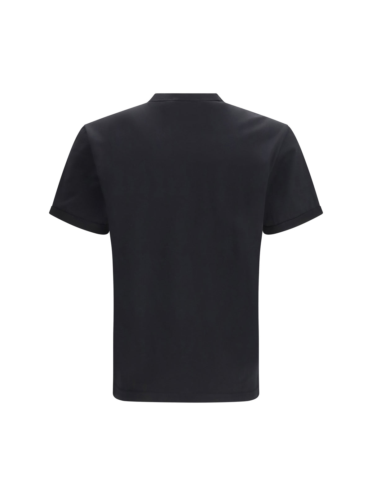 Dolce & Gabbana Men Cotton T-Shirt With Patch