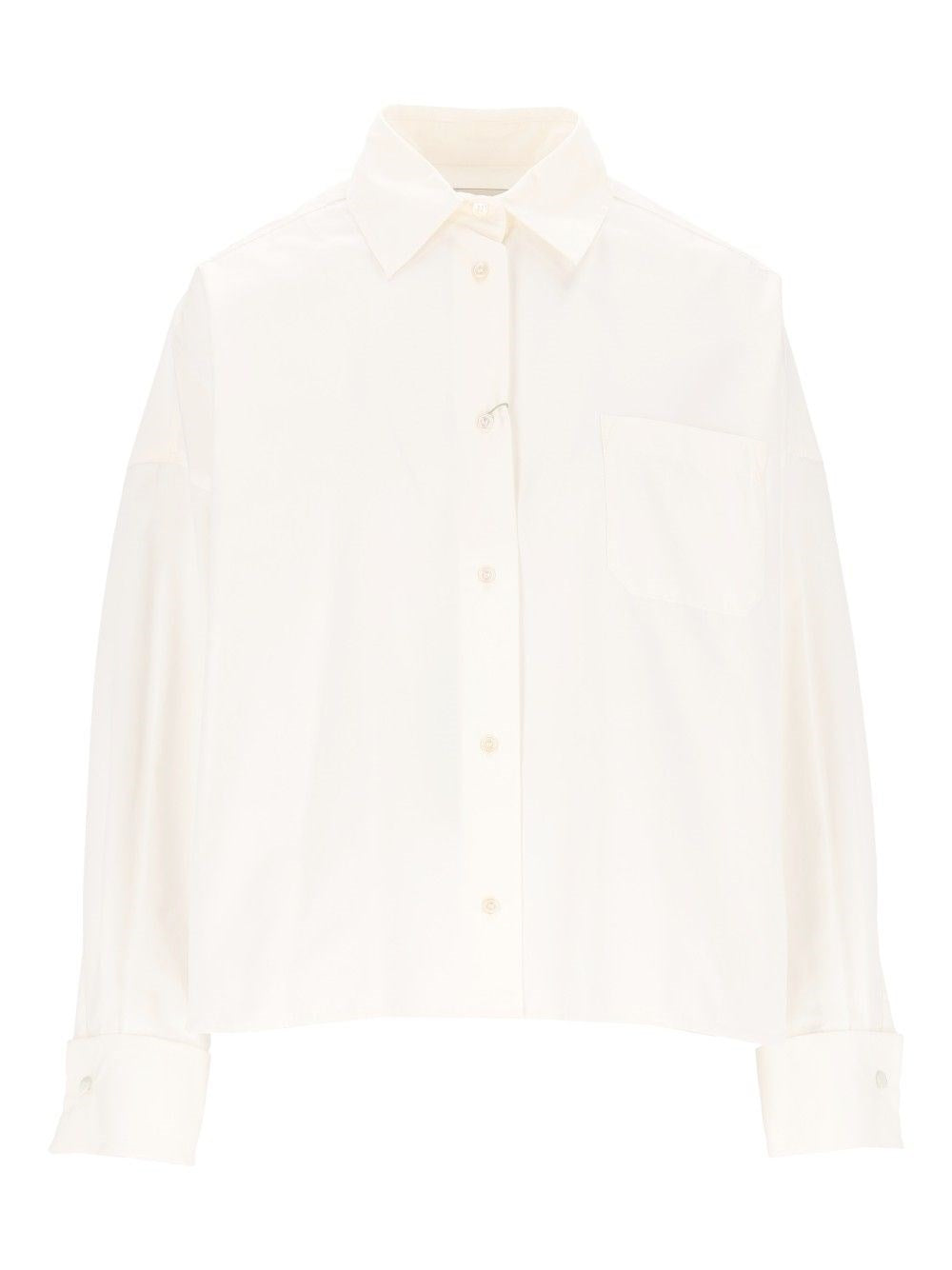 Weekend Max Mara Women Short Striped Cotton Shirt