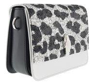 Class Roberto Cavalli Milano Rmx 0 Silver/Black Medium Shoulder Bag