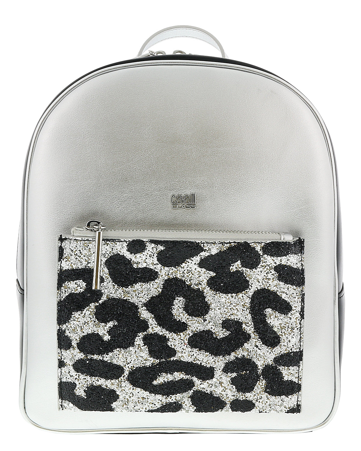 Roberto Cavalli GQLPAO G25 Silver/Black Milano Rmx 003 Backpack