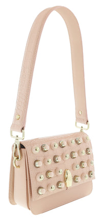 Roberto Cavalli Class Milano Rmx 0 Nude Medium Shoulder Bag