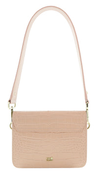Roberto Cavalli Class Milano Rmx 0 Nude Medium Shoulder Bag
