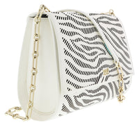 Roberto Cavalli GQLPAZ B20 White/Black Audrey 001 Small Shoulder Bag