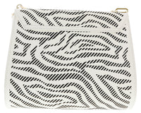 Roberto Cavalli GQLPAZ B20 White/Black Audrey 001 Small Shoulder Bag