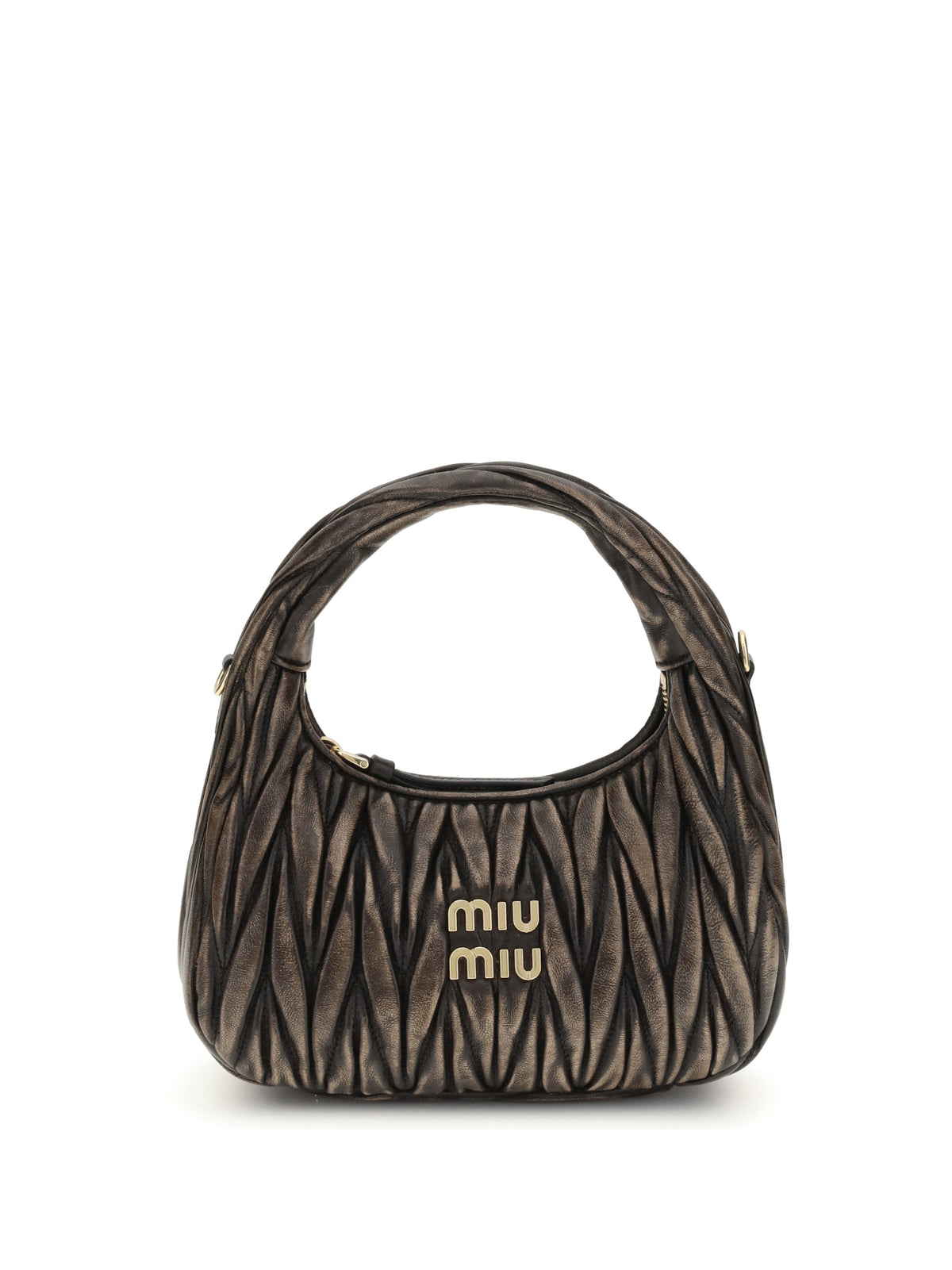 Miu Miu Women Wander Handbag In Quilted Leather