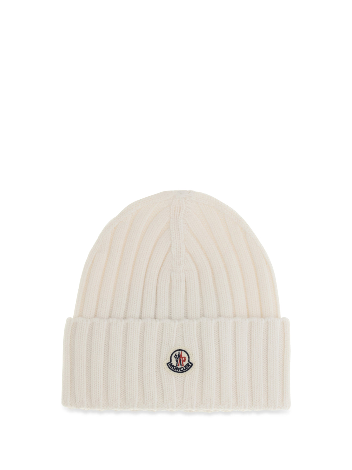Moncler Women Wool Beanie With Logo