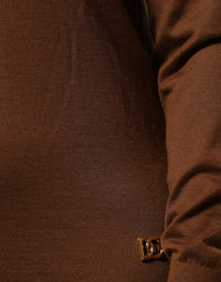Dolce & Gabbana Brown Cashmere Turtle Neck Pullover Women's Sweater