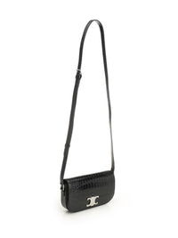 Celine Women Crocodile-Print Leather Bag