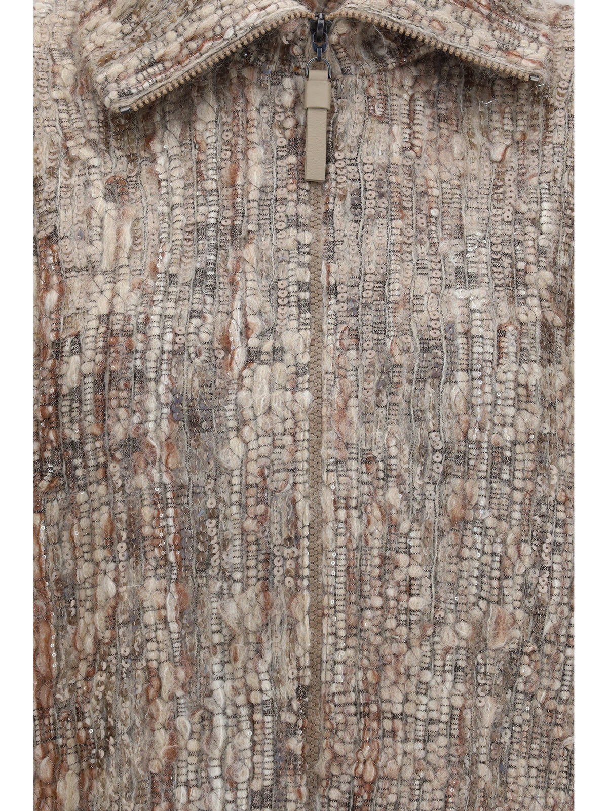 BRUNELLO CUCINELLI Brunello Cucinelli Women Perforated Zip Cardigan