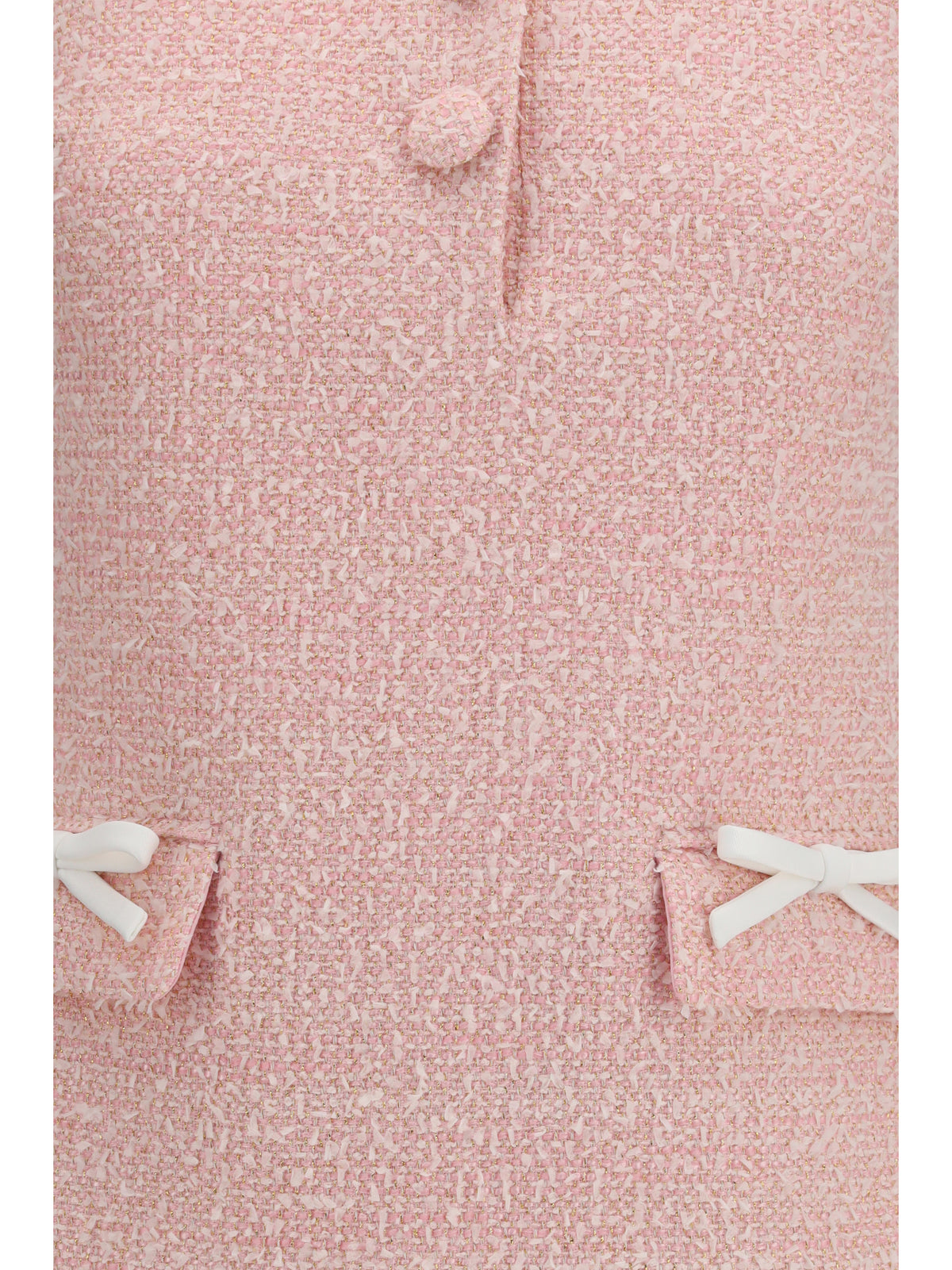SELF-PORTRAIT Self-Portrait Women Bouclé Mini Dress With Lace Collar