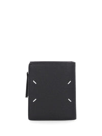 Maison Margiela Maison Margiela Women Compact Leather Wallet With Side Zip