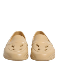 Dolce & Gabbana Dolce & Gabbana Beige Rubber Slides Low Top Sneakers Men's Shoes