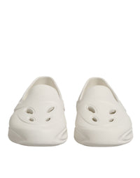 Dolce & Gabbana Dolce & Gabbana White Rubber Slides Low Top Sneakers Men's Shoes