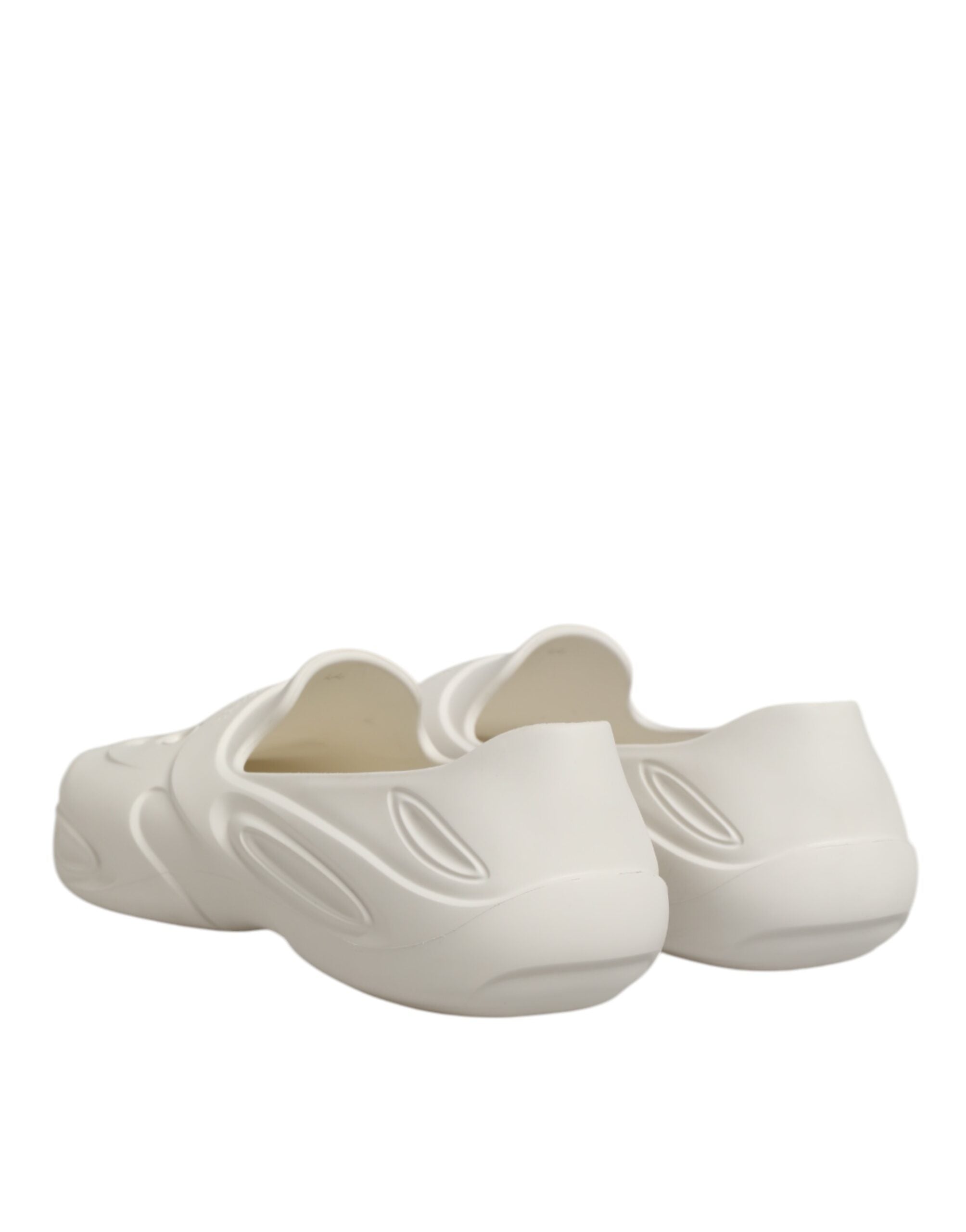 Dolce & Gabbana Dolce & Gabbana White Rubber Slides Low Top Sneakers Men's Shoes