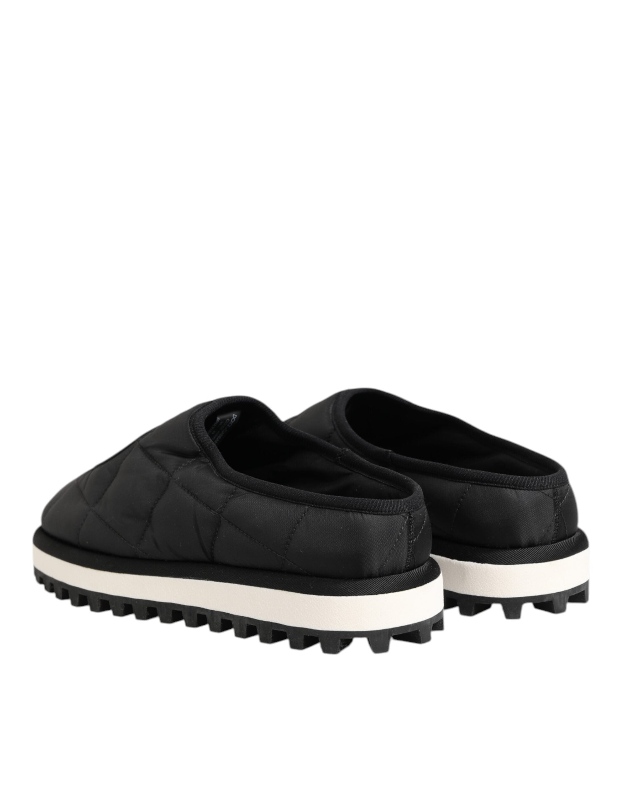 Dolce & Gabbana Dolce & Gabbana Black Nylon Low Top Slip On Sneaker Men's Shoes