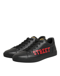 Dolce & Gabbana Black Street Life Low Top Men Sneakers Men's Shoes