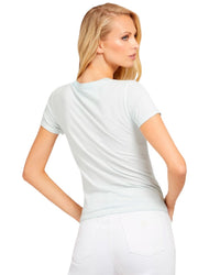 Guess Short Sleeve Embroidered Logo Tee