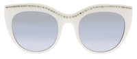 Juicy Couture White Cat Eye JU595/S 0VK6/GO Sunglasses