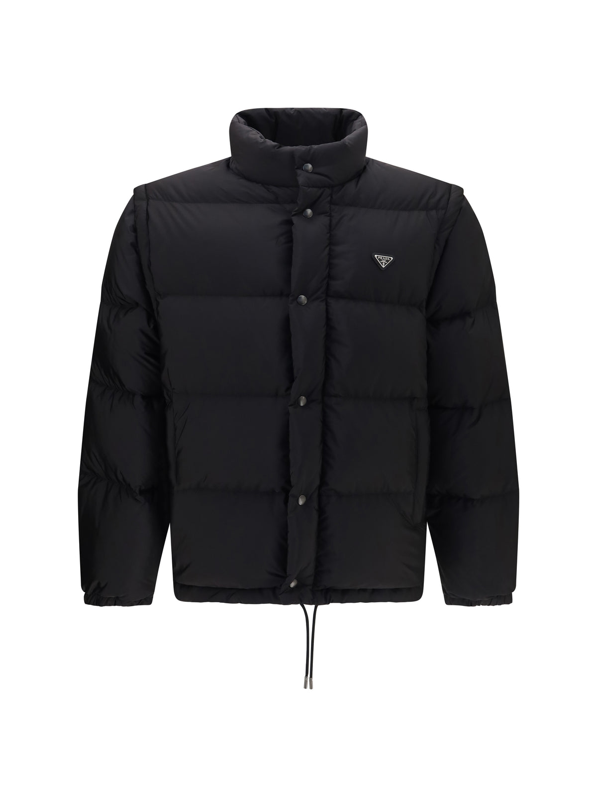 Prada Men Puffer Jacket Re-Nylon With Triangle Logo