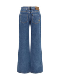 BALMAIN Balmain Women Straight Wide-Leg Jeans